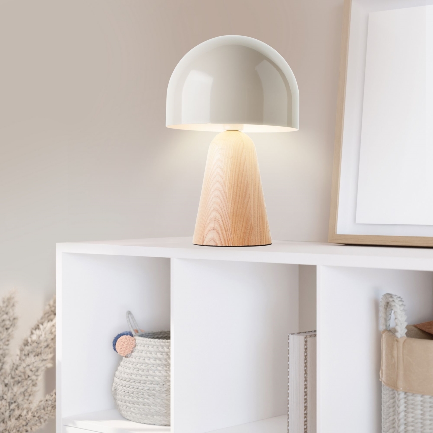 Brilliant - Bordslampa NALAM 1xE14/40W/230V beige/ask