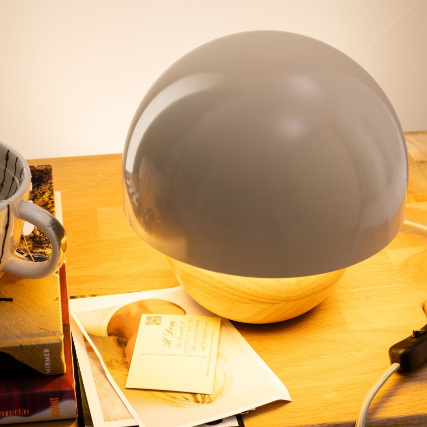 Brilliant - Bordslampa NALAM 1xE14/40W/230V grå/ask