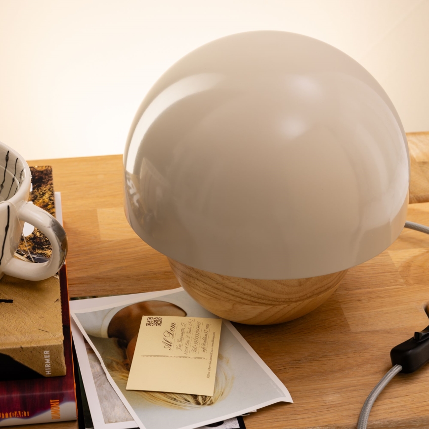 Brilliant - Bordslampa NALAM 1xE14/40W/230V grå/ask