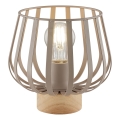 Brilliant - Bordslampa NORDIC CAGE 1xE27/20W/230V beige