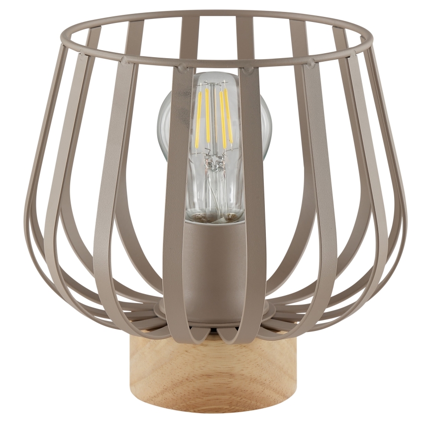 Brilliant - Bordslampa NORDIC CAGE 1xE27/20W/230V beige