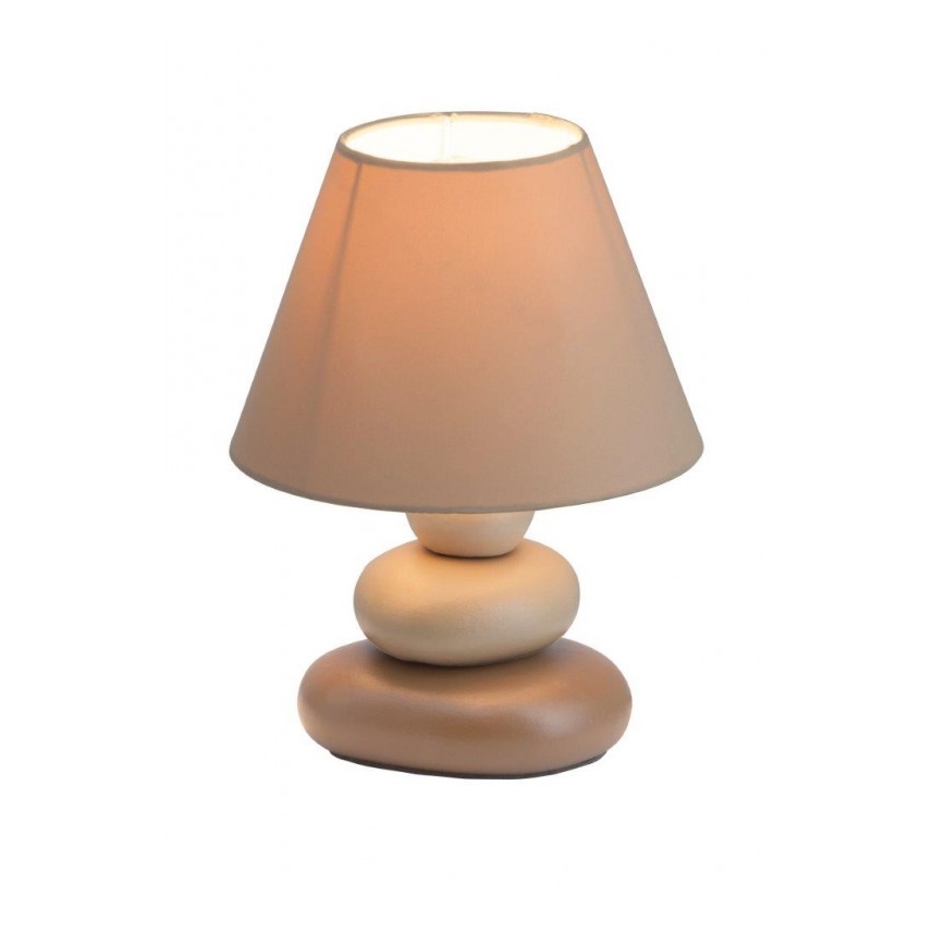 Brilliant - Bordslampa PAOLO 1xE14/40W/230V keramik/beige