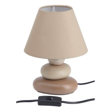Brilliant - Bordslampa PAOLO 1xE14/40W/230V keramik/beige