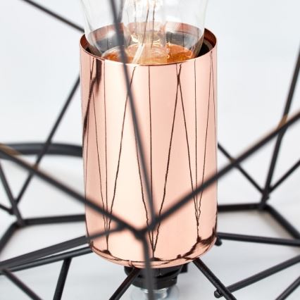 Brilliant - Bordslampa SYNERGY 1xE27/60W/230V svart/koppar