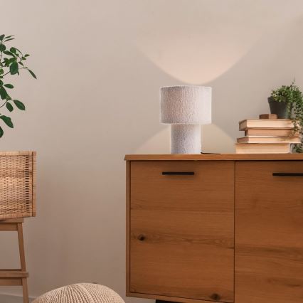 Brilliant - Bordslampa TEDDY 1xE27/20W/230V grå