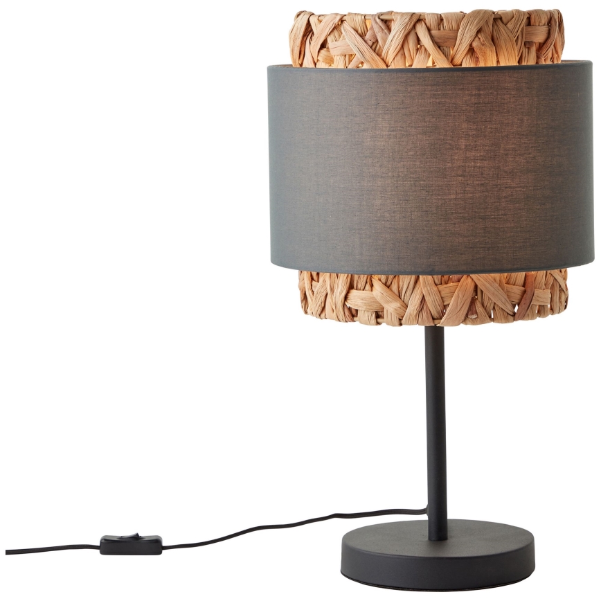 Brilliant - Bordslampa WATERLILLY 1xE27/60W/230V grå