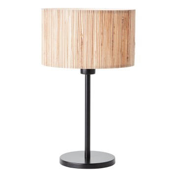 Brilliant - Bordslampa WIMEA 1xE27/52W/230V svart/beige