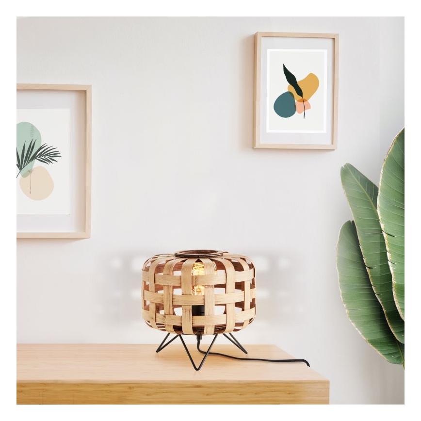 Brilliant - Bordslampa WOODLINE 1xE27/40W/230V bambu