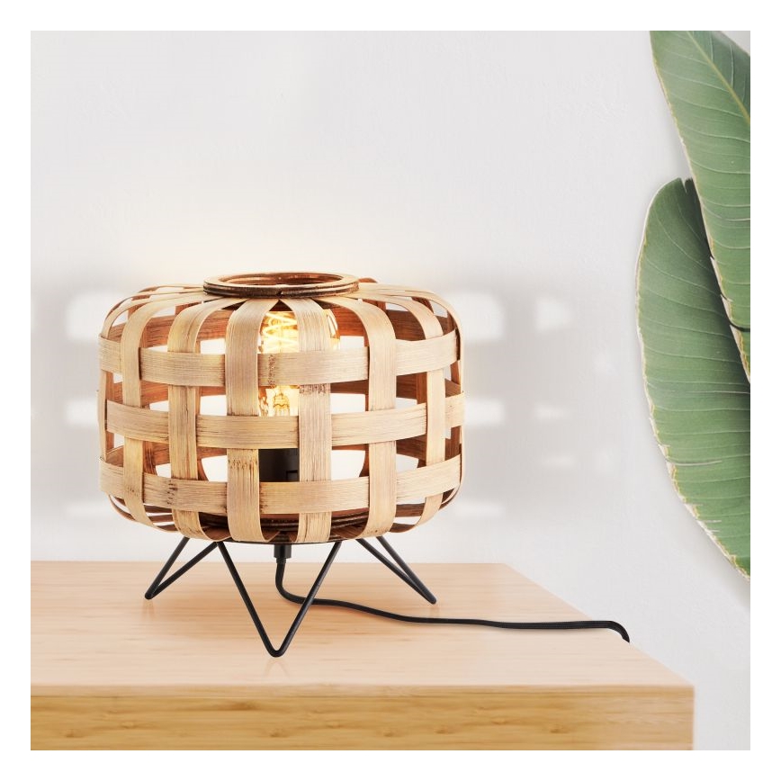 Brilliant - Bordslampa WOODLINE 1xE27/40W/230V bambu