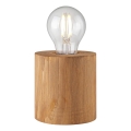 Brilliant - Bordslampa WOODRA 1xE27/20W/230V furu