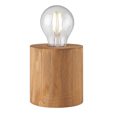 Brilliant - Bordslampa WOODRA 1xE27/20W/230V furu