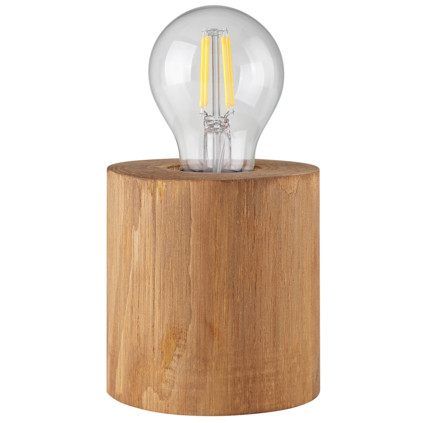 Brilliant - Bordslampa WOODRA 1xE27/20W/230V furu