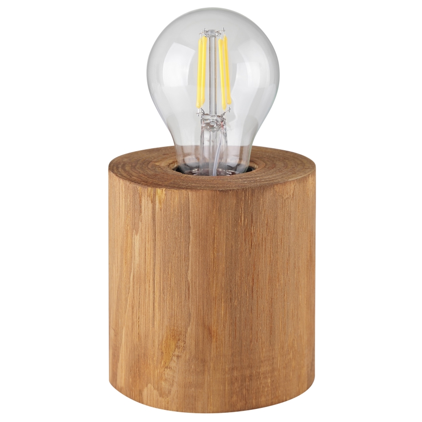 Brilliant - Bordslampa WOODRA 1xE27/20W/230V furu