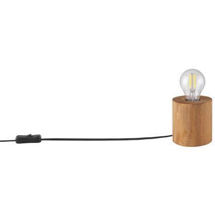 Brilliant - Bordslampa WOODRA 1xE27/20W/230V furu