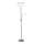 Brilliant - Dimbar LED-golvlampa DEMIAN 2xLED/12W/230V blank krom
