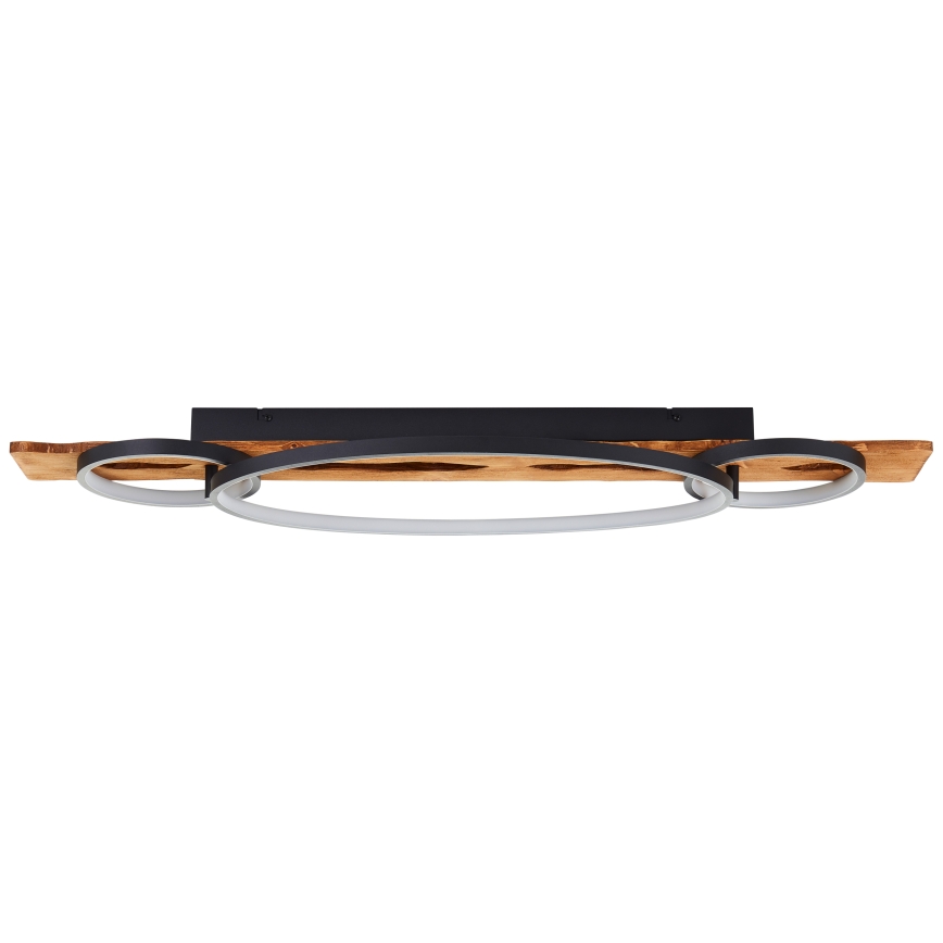 Brilliant - LED Dimbar taklampa PIRUS LED/40W/230V 30x90 cm gummiträ