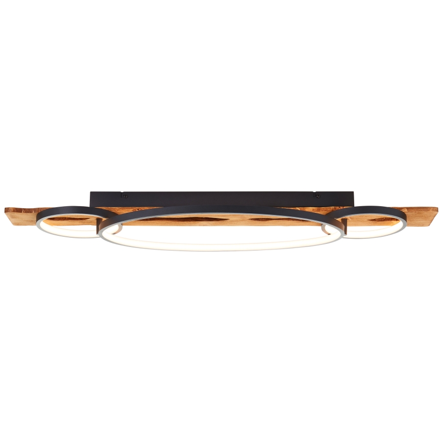 Brilliant - LED Dimbar taklampa PIRUS LED/40W/230V 30x90 cm gummiträ