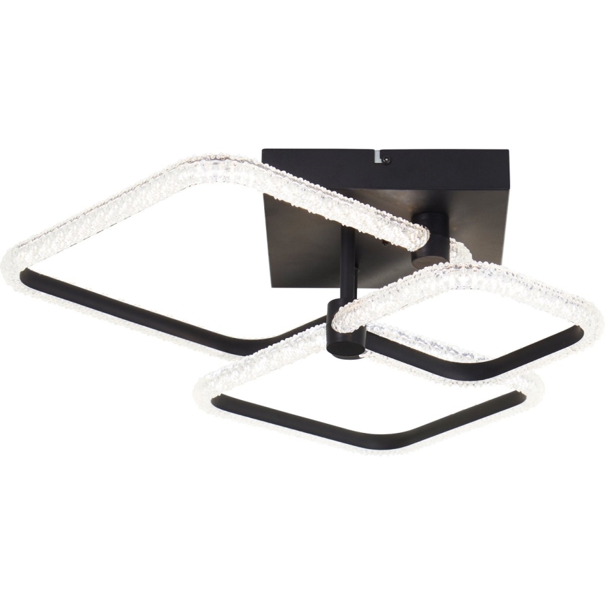 Brilliant - Dimbbar LED-taklampa AYDIN LED/30W/230V 3000-6500K svart + fjärrkontroll