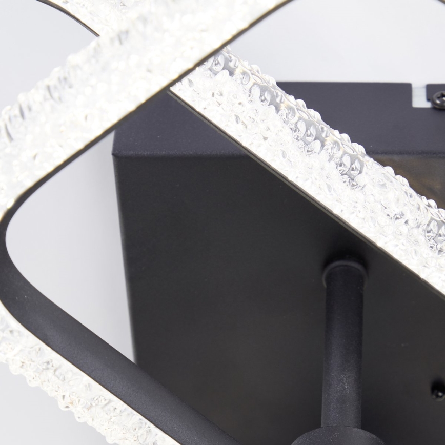 Brilliant - Dimbbar LED-taklampa AYDIN LED/30W/230V 3000-6500K svart + fjärrkontroll