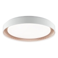 Brilliant - Dimbar LED-taklampa WALDO LED/36W/230V 3000-6500K Ø 48,5 cm vit/roséguld + fjärrkontroll