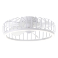 Brilliant - Dimbart LED-takarmatur med fläkt CAPO LED/36W/230V 2700–6500K Ø 48 cm vit + fjärrkontroll
