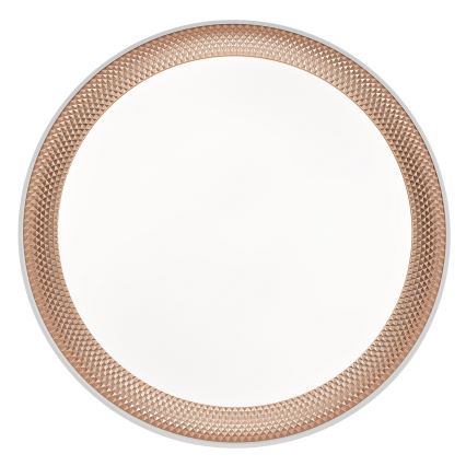 Brilliant - Dimbart LED-taklampa WALDO LED/24W/230V 3000–6500K Ø 38,5 cm vit/roséguld + fjärrkontroll