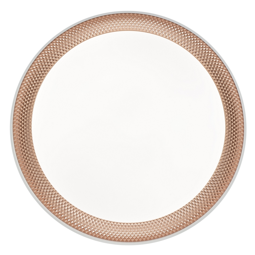 Brilliant - Dimbart LED-taklampa WALDO LED/24W/230V 3000–6500K Ø 38,5 cm vit/roséguld + fjärrkontroll