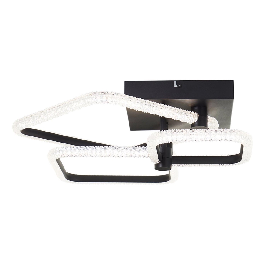 Brilliant - Dimbbar LED-taklampa AYDIN LED/30W/230V 3000-6500K svart + fjärrkontroll