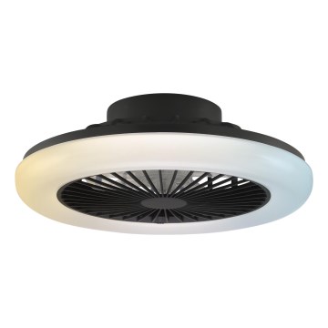 Brilliant - Dimmbar LED taklampa med fläkt MONTERO LED/20W/230V 2700-6500K Ø 42 cm svart + fjärrkontroll