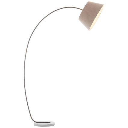 Brilliant - Golvlampa BROK 1xE27/60W/230V taupe