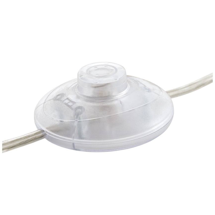 Brilliant - Golvlampa CLARIE 1xE27/60W/230V matt krom/vit