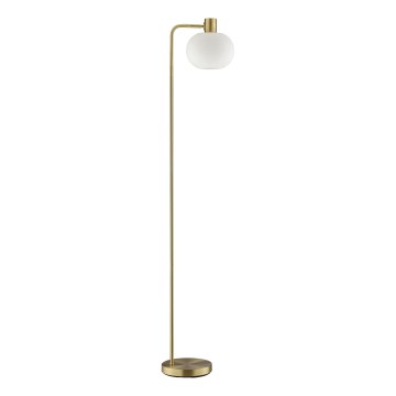 Brilliant - Golvlampa FANNY 1xE27/20W/230V mässing