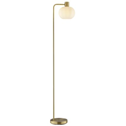 Brilliant - Golvlampa FANNY 1xE27/20W/230V mässing
