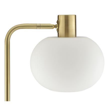 Brilliant - Golvlampa FANNY 1xE27/20W/230V mässing