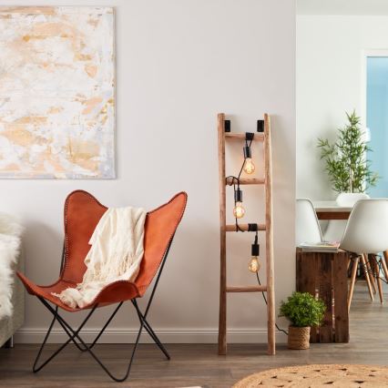 Brilliant - Golvlampa LADDER 3xE27/42W/230V