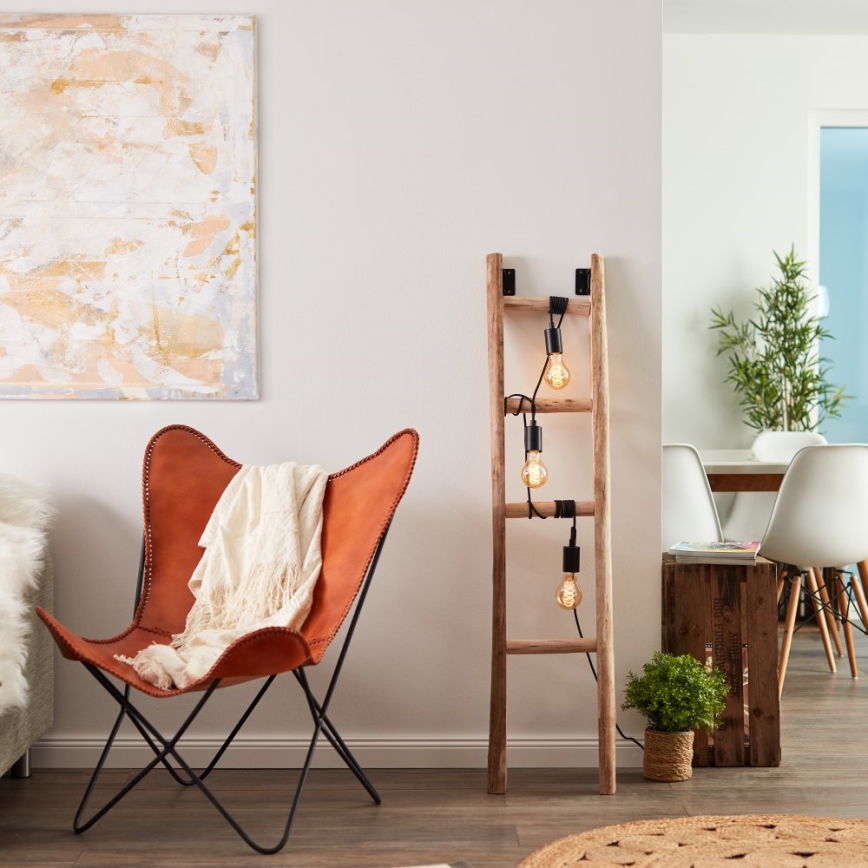 Brilliant - Golvlampa LADDER 3xE27/42W/230V