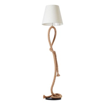 Brilliant - Golvlampa SAILOR 1xE27/40W/230V beige/krämvit