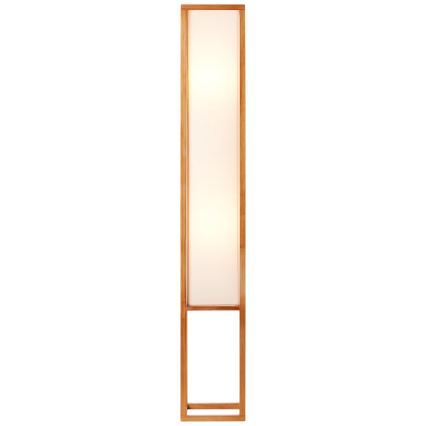 Brilliant - Golvlampa SEASIDE 2xE27/40W/230V vit/brun