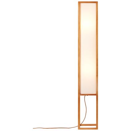 Brilliant - Golvlampa SEASIDE 2xE27/40W/230V vit/brun