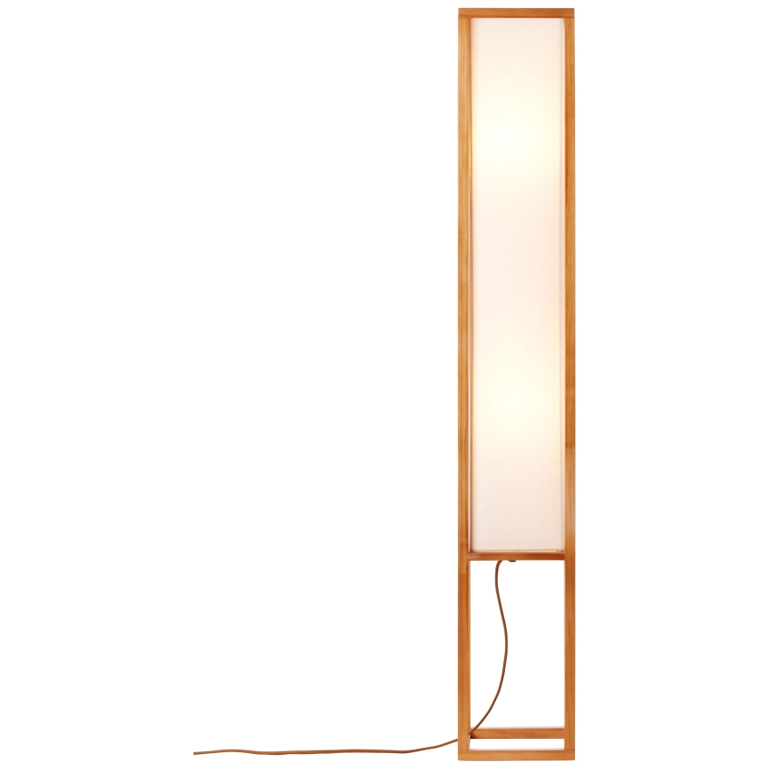 Brilliant - Golvlampa SEASIDE 2xE27/40W/230V vit/brun