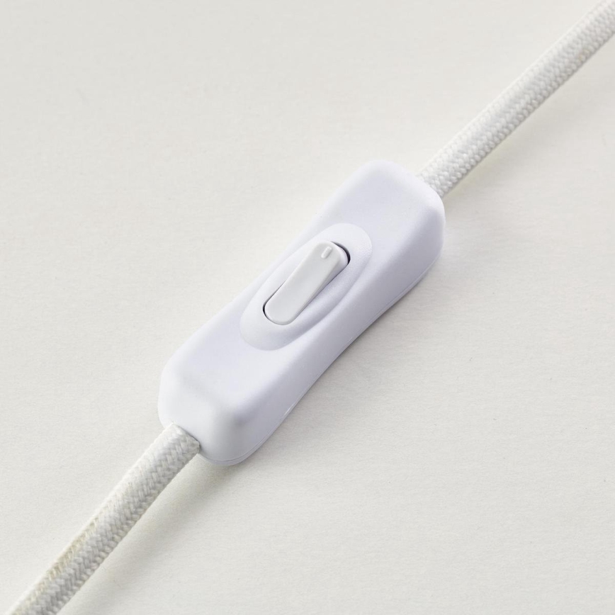 Brilliant - Golvlampa Vit trä 4xE27/60W/230V