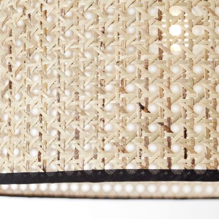 Brilliant - Golvlampa WILEY 1xE27/60W/230V svart/beige