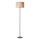 Brilliant - Golvlampa WIMEA 1xE27/52W/230V svart/beige