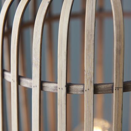 Brilliant - Golvlampa WOODROW 1xE27/60W/230V bambu