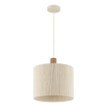Brilliant - Hänglampa med kabel ARLO 1xE27/20W/230V Ø 35 cm krämvit