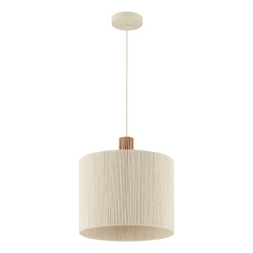 Brilliant - Hänglampa med kabel ARLO 1xE27/20W/230V Ø 35 cm krämvit