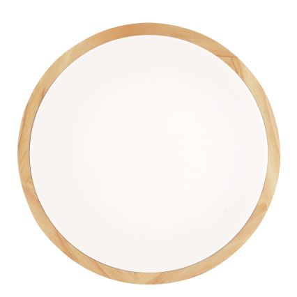 Brilliant - LED-badrumsplafond MOREEN LED/18W/230V 2700/4000/6500K Ø 34 cm IP44 gummiträ