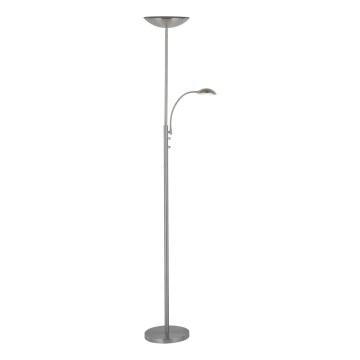 Brilliant - LED-dimbar golvlampa ROSANNA 2xLED/13W/230V mattkrom