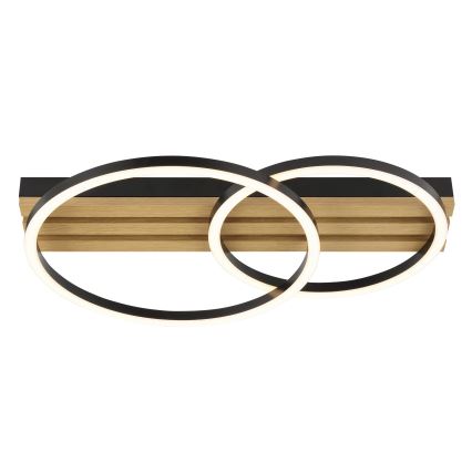 Brilliant - LED dimbar plafondlampa CALMA LED/21W/230V svart