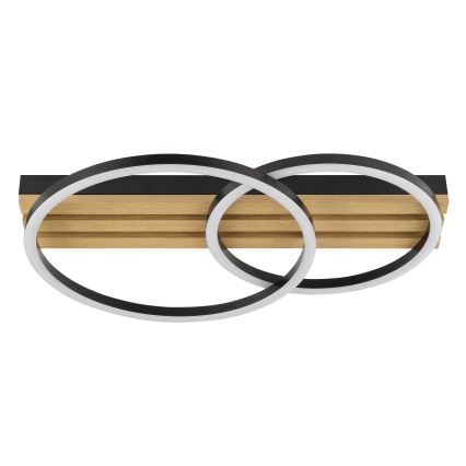 Brilliant - LED dimbar plafondlampa CALMA LED/21W/230V svart